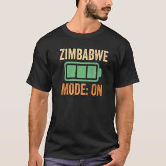 T-shirt Mode Zimbabwe sur batterie
