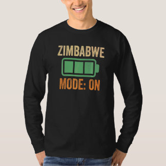 T-shirt Mode Zimbabwe sur batterie