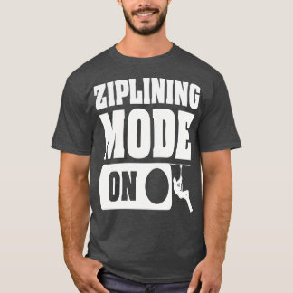 T-shirt MODE ZIPLINING ONCaptivant Design avec Zipline T
