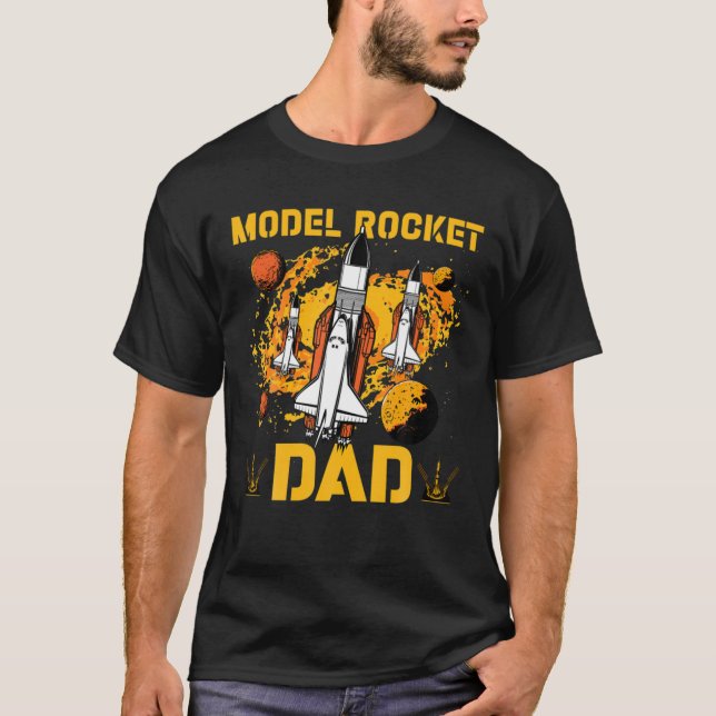 T-shirt Model Rocket Dad (Devant)