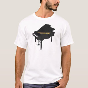 T-shirt  Modèle 3D:Black Grand Piano :