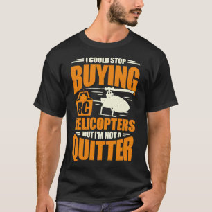 T-shirt Modèle amusant RC Helicopter Chopper Pilot Cadeau