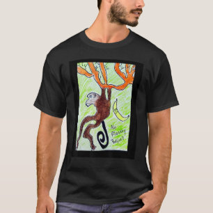 T-shirt Modèle cool des branches pivotantes de singe