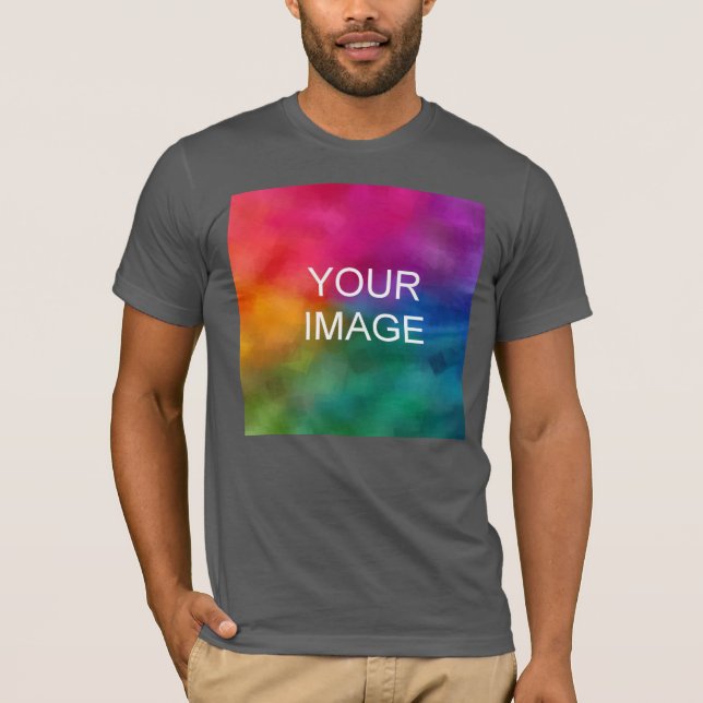 T-shirt Modèle couleur Asphalt personnalisable Ajouter un  (Devant)