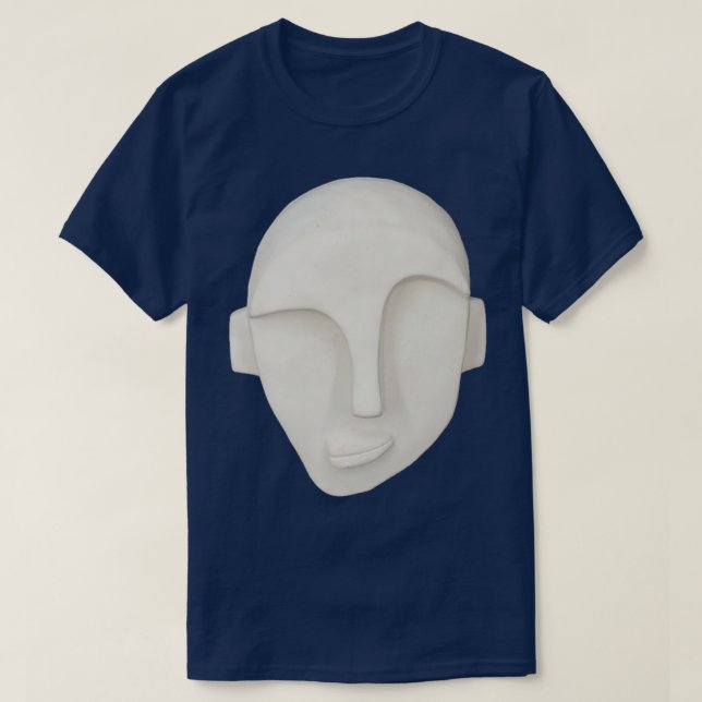 T-shirt Modèle d'argile faciale croisée (Design devant)