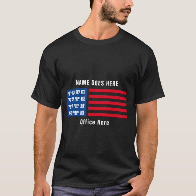 T-shirt Modèle de campagne électorale (Devant)
