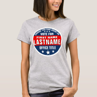 T-shirt Modèle de campagne personnalisée