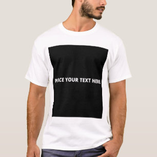 T-shirt modèle de chemise blanc de base