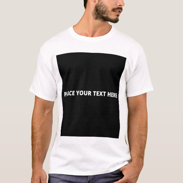 T-shirt modèle de chemise blanc de base (Devant)