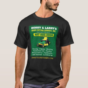 T-shirt Modèle de coupe de l'herbe d'entretien paysager Dr