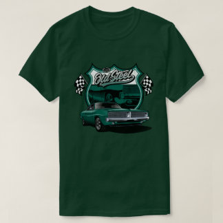T-shirt Modèle de course en acier ancien de voiture classi