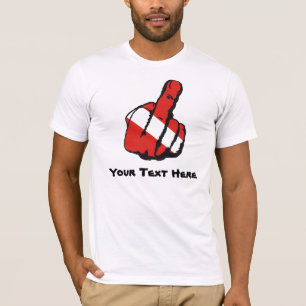 T-shirt Modèle de doigt de piqué