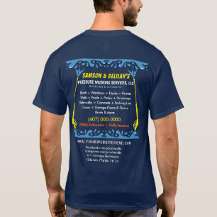 T-shirt Modèle de lavage et de nettoyage sous pression