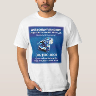 T-shirt Modèle de lavage et de nettoyage sous pression (a
