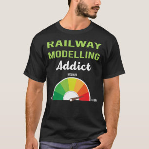 T-shirt Modèle de modélisation ferroviaire Trains ferrovia