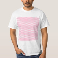 Modèle de pois rose et blanc