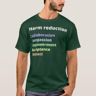 T-shirt Modèle de réduction des dommages