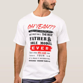 T-shirt Modèle de rôle Papa Drôle Drôle Fête des pères de 