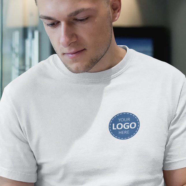 T-shirt Modèle de téléchargement du logo de l'entreprise - (Créateur téléchargé)