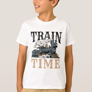 T-shirt Modèle de temps ferroviaire Hobbyiste ferroviaire