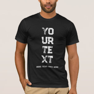 T-shirt Modèle de texte détresse tendance moderne pour hom
