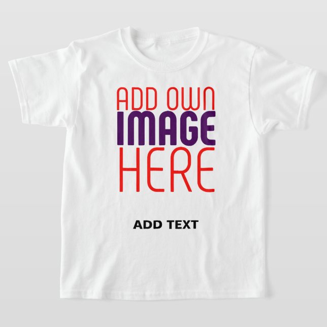 T-SHIRT MODÈLE DE TEXTE D'IMAGE BLANCHE SIMPLE MODERNE (Poser)