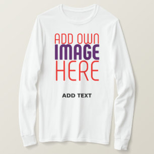 T-SHIRT MODÈLE DE TEXTE D'IMAGE BLANCHE SIMPLE MODERNE