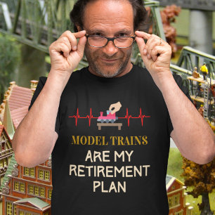 T-shirt Modèle de trains ferroviaires