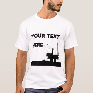 T-shirt Modèle des Huile Mens offshore