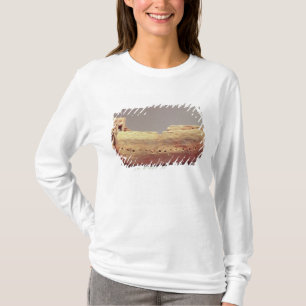 T-shirt Modèle d'un bateau avec une haute plate-forme de