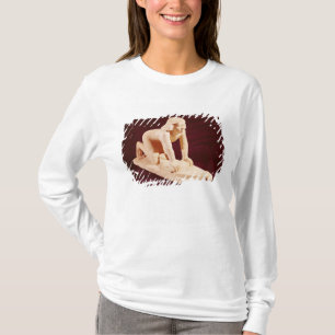 T-shirt Modèle d'un grain de meulage d'employé, vieux