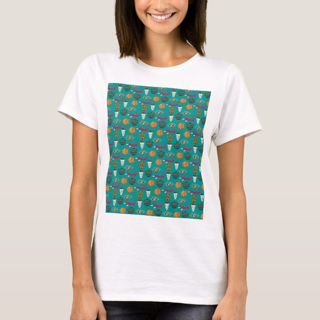 T-shirt Modèle floral mou (Devant)