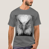 Modèle gris foncé pour homme à visage d'aigle