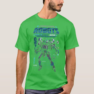 T-shirt Modèle Robot de jeu vidéo S