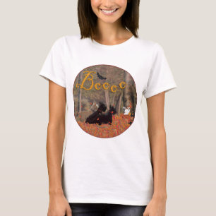 T-shirt Modèle saisonnier d'automne de Terrier Écossais