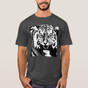 T-shirt Modèle Tigre Personnalisé Moderne Chauffage
