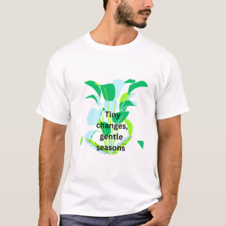 T-shirt Modern Botanical Leaf 