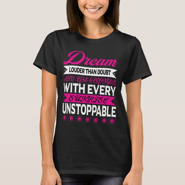 T-shirt Modern Dream Typography (Devant)
