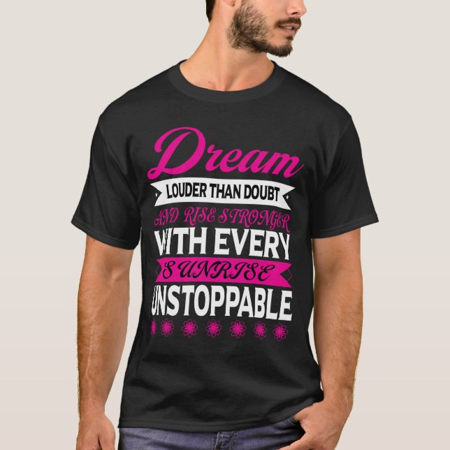 T-shirt Modern Dream Typography (Devant)