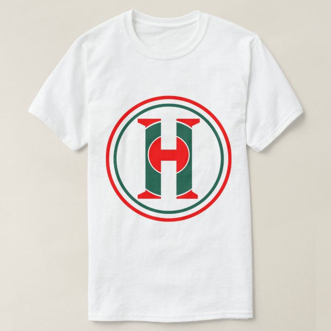 T-shirt Modern H Letter Logo (Design devant)
