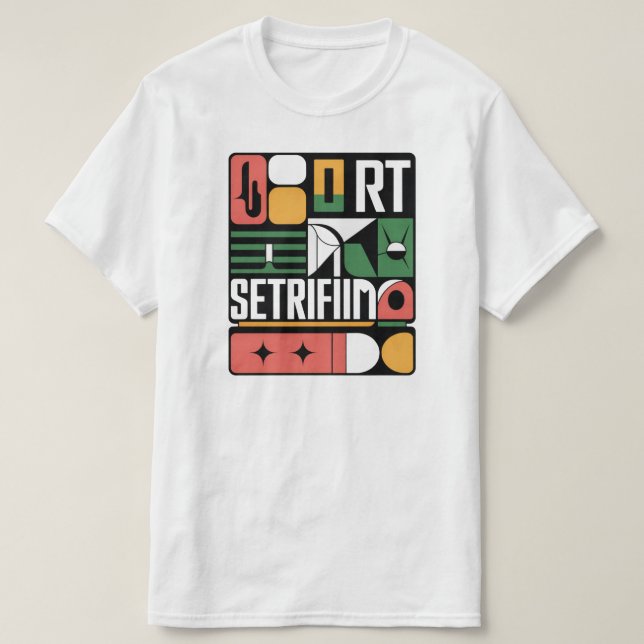 T-shirt moderne  (Design devant)