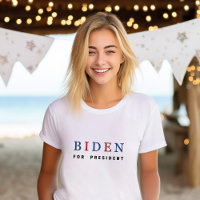 Moderne bleu rouge Joe Biden Président