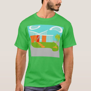 T-shirt moderne de Chambre de bande dessinée de l