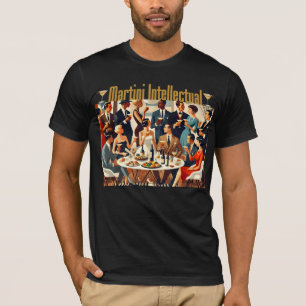 T-shirt Moderne du milieu du siècle Les intellectuels du M