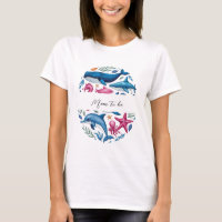 Moderne et élégant aquarelle Animaux de mer