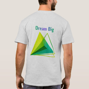 T-Shirt Moderne Géométrique 3D Keep Going