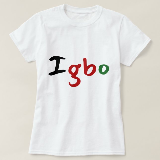 T-shirt Moderne Igbo tendance (Design devant)
