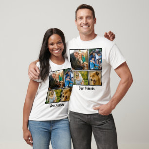 T-shirt Moderne Meilleur Amitié Amis Keepsaké Photo