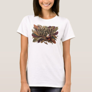 T-shirt Moderne Orange MORE WINE Art Porter