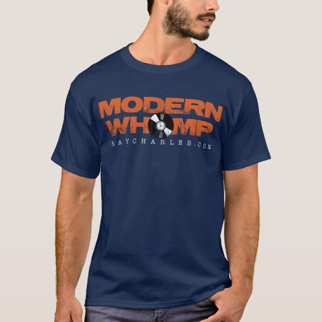 T-shirt Moderne Whomp - la pièce en t bleue (Devant)